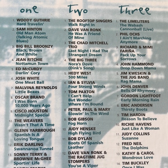 NEVER OPENED WASHINGTON SQUARE MEMOIRS - THE GREAT URBAN FOLK BOOM CD SET - Picture 7 of 9